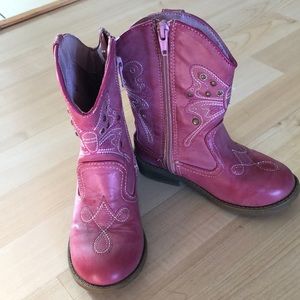 Pink toddler cowgirl / cowboy boots